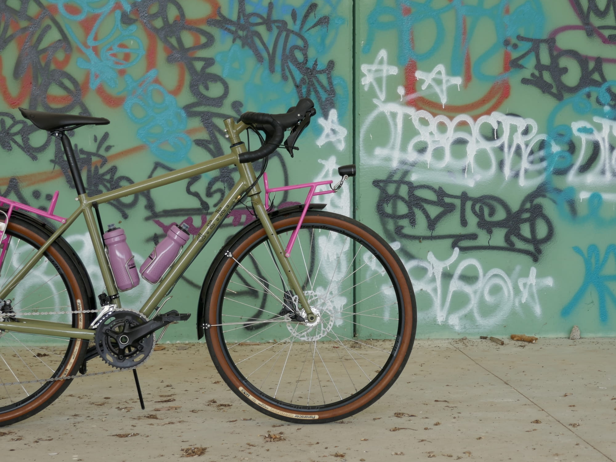 custom hand-made gravel bicycle